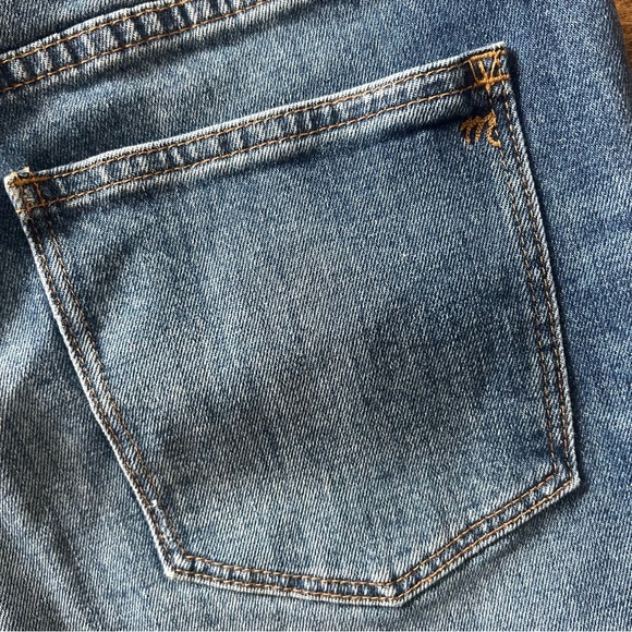 Madewell Distressed High Rise Denim Cut Off Shorts Style F7019 Size 27 - Picture 9 of 9